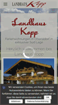 Mobile Screenshot of landhaus-kopp.de